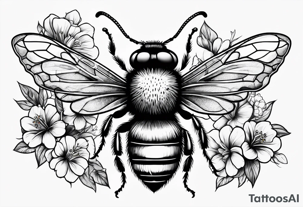 Bee home tattoo idea