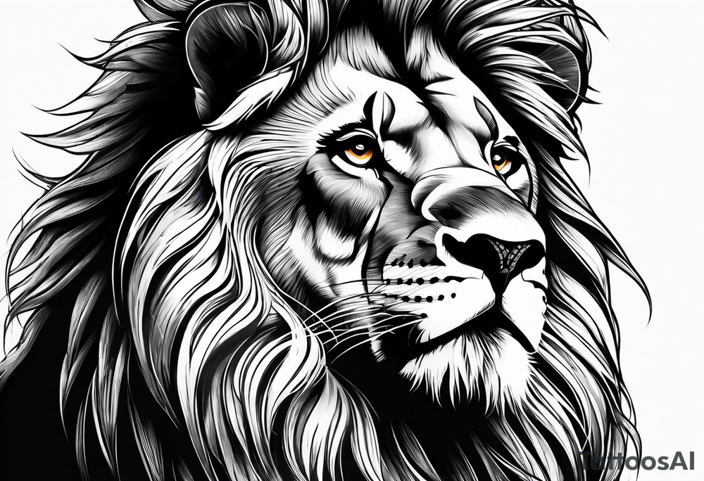 lion king tattoo idea