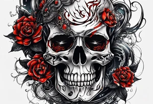 Ripped skin wound tattoo design tattoo idea