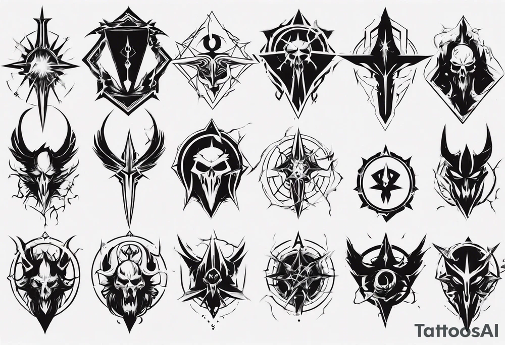 Warlock emblem tattoo idea