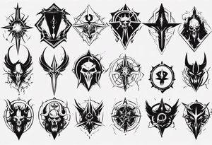 Warlock emblem tattoo idea