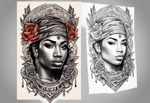 memorial Arm tattoo that say HASIM tattoo idea
