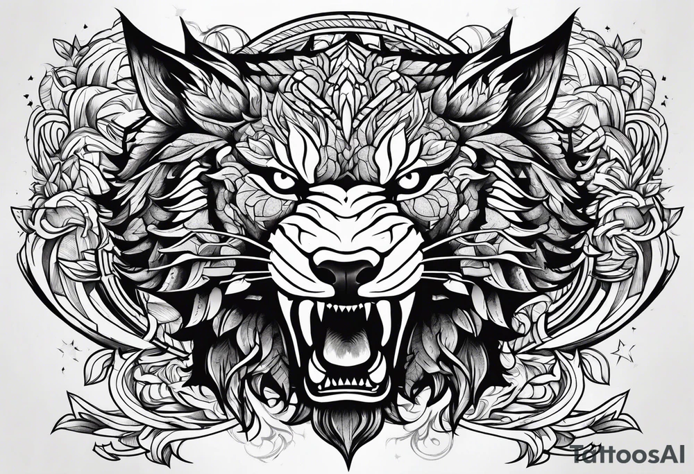 fight beasts tattoo idea