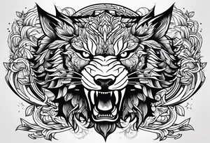 fight beasts tattoo idea