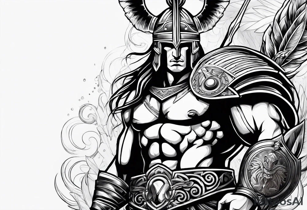 greek god ares tattoo idea