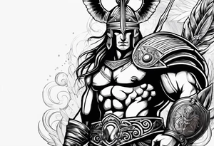 greek god ares tattoo idea