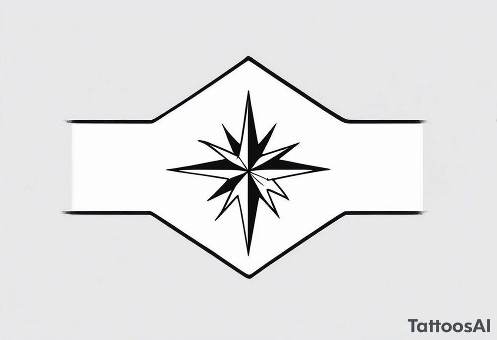 Guiding star tattoo on the wrist tattoo idea