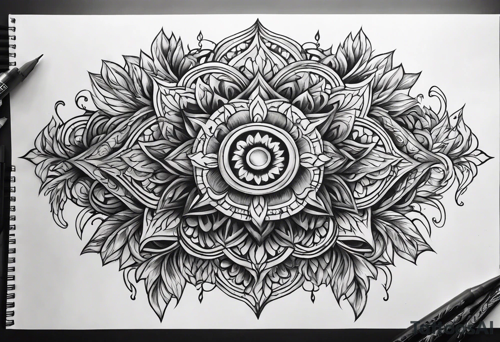 Fire tattoo idea