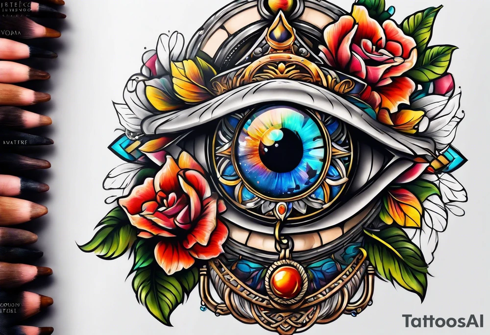 Third eye tattoo idea