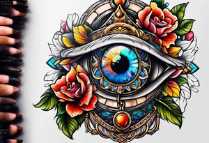 Third eye tattoo idea