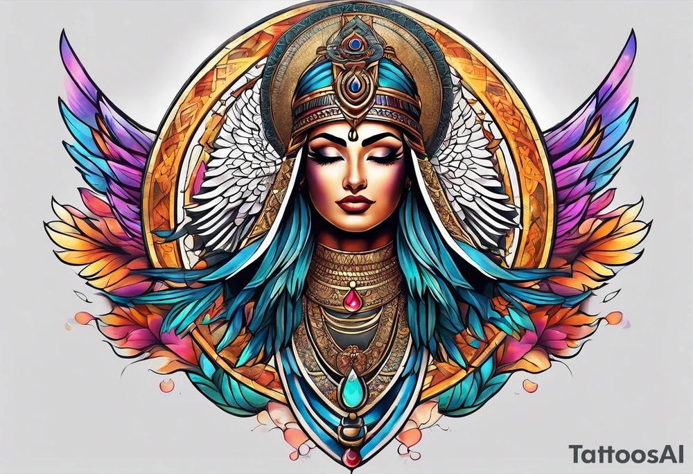 Isis Goddess Tattoo tattoo idea