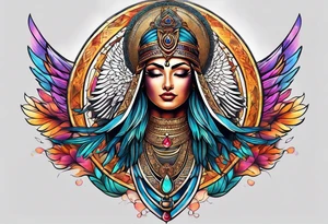 Isis Goddess Tattoo tattoo idea