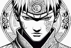 Gaara naruto tattoo tattoo idea