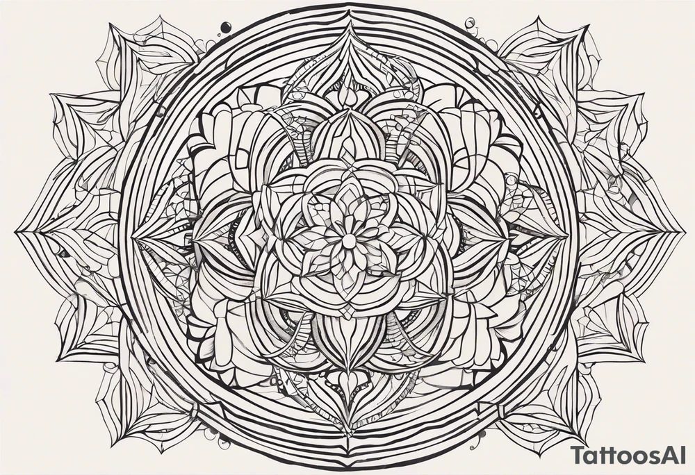 Absolutely! Here's the revised description for TattoosAI:

Tattoo Description:

I'd like a minimalist geometric tattoo design symbolizing balance in life.  The design should be abstract and avoid using a scale or mandala. I'm open to various geometric shapes and patterns, but prioritize a harmonious and balanced overall look. tattoo idea
