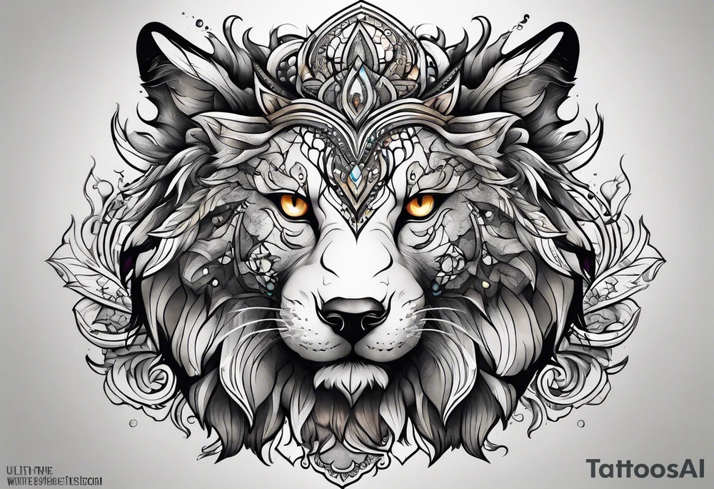 fantasy animal tattoo idea