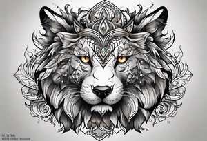 fantasy animal tattoo idea