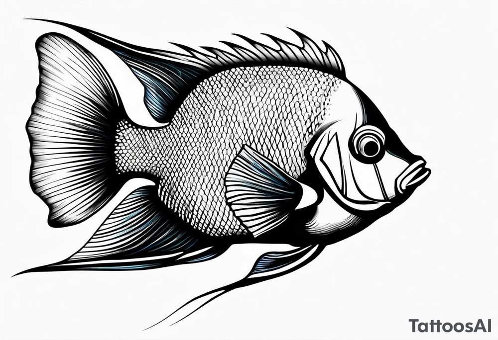 Angelfish tattoo idea