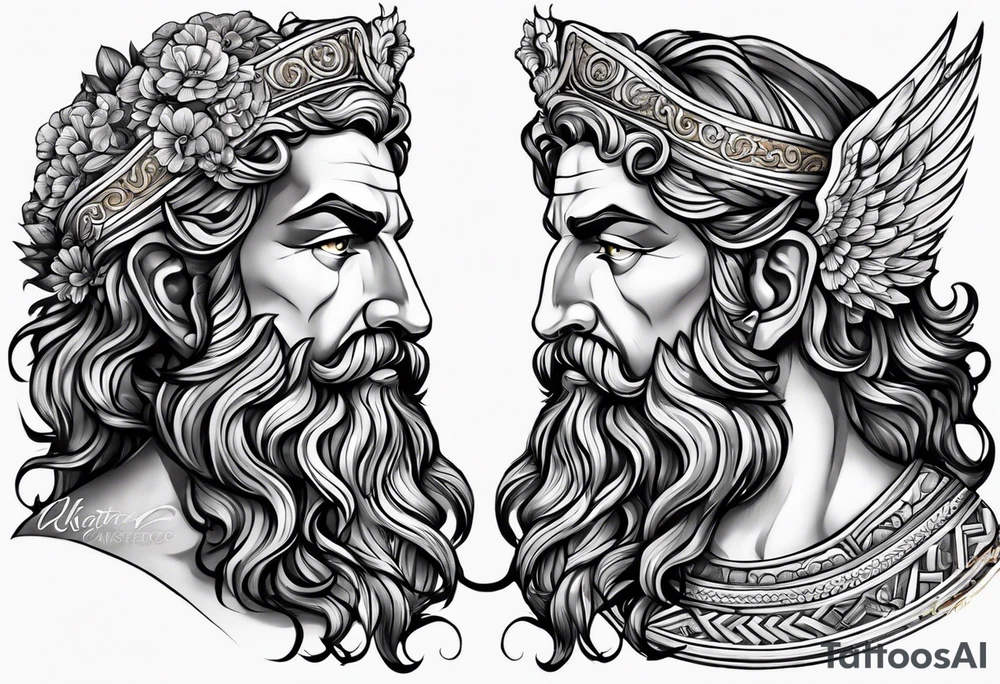 greek god tattoo idea