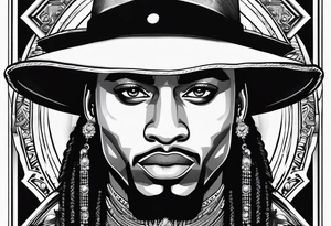 Ozuna with a hat tattoo idea
