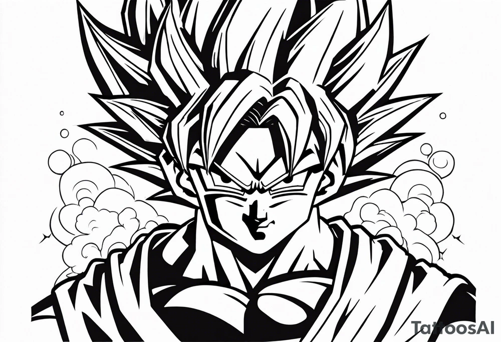Dragon ball z sleeve tattoo idea