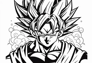 Dragon ball z sleeve tattoo idea