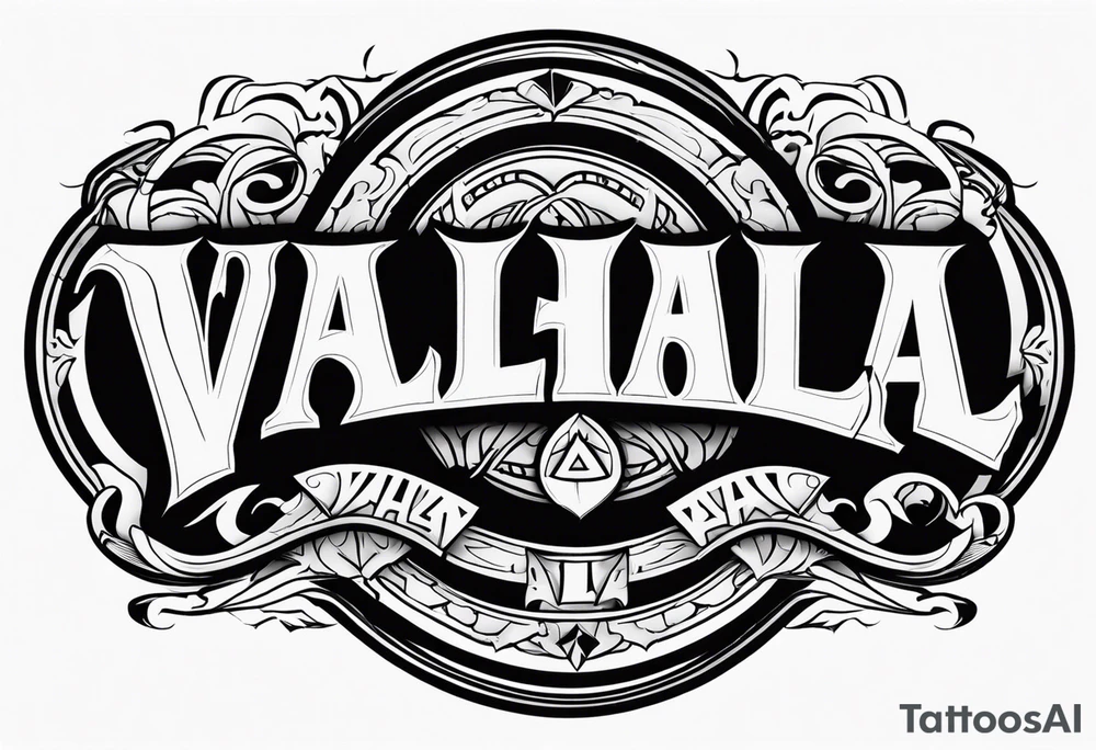 Valhalla tattoo idea