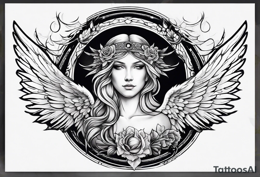 angel's halo tattoo idea