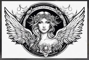 angel's halo tattoo idea