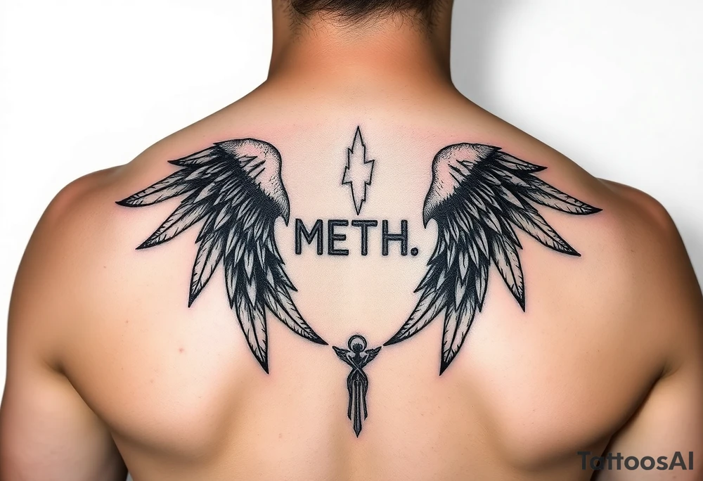 Female meth sobriety tattoo idea
