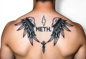 Female meth sobriety tattoo idea