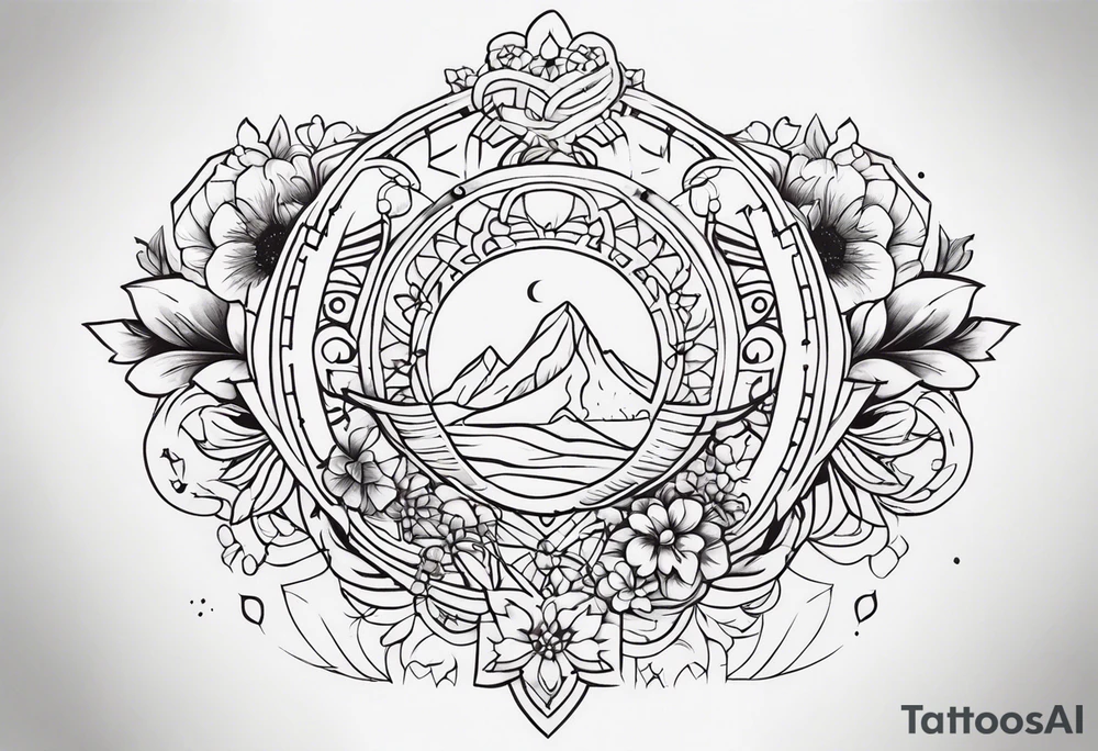 sleeve filler tattoo idea