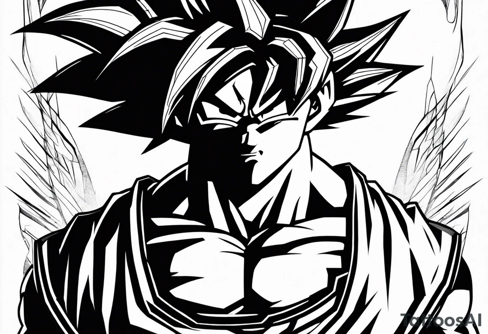 Son Goku tattoo idea