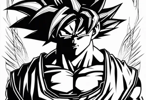 Son Goku tattoo idea