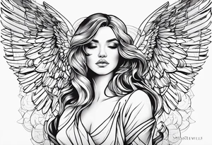 Angel of mine tattoo idea