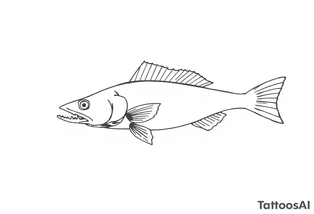 Flathead catfish tattoo idea