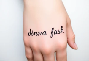 Dinna fash tattoo idea