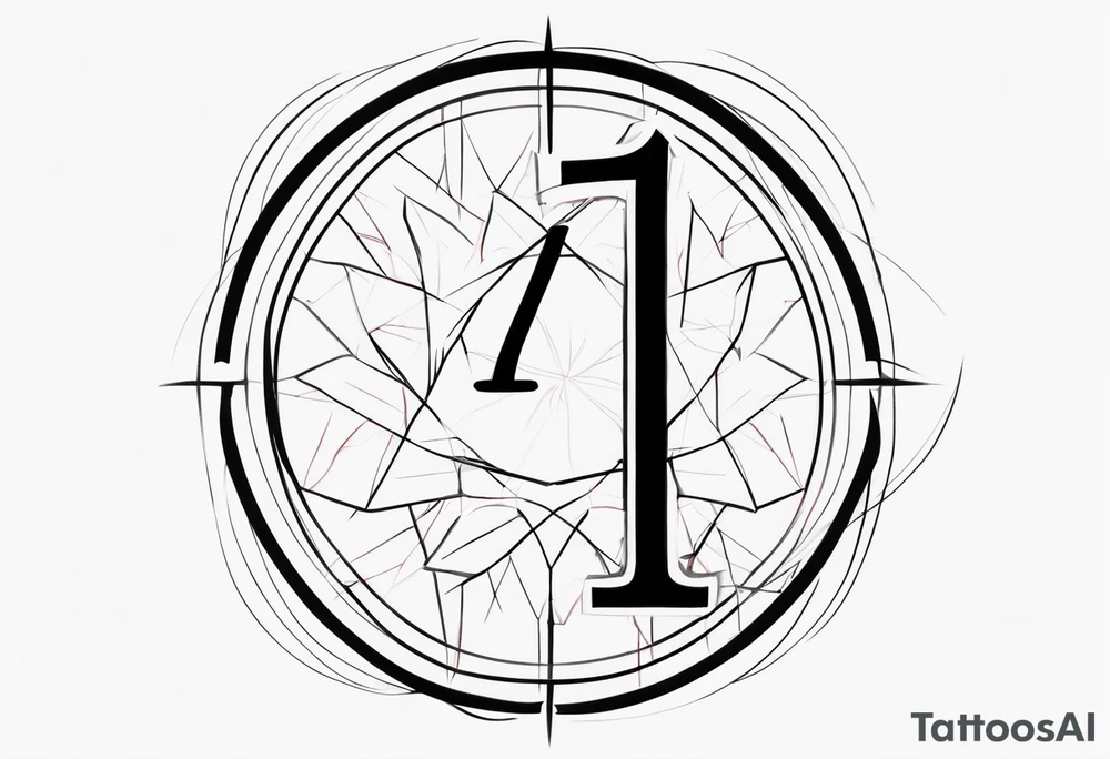 number "13" tattoo idea
