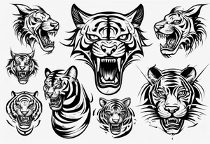 Flying tiger tattoo idea