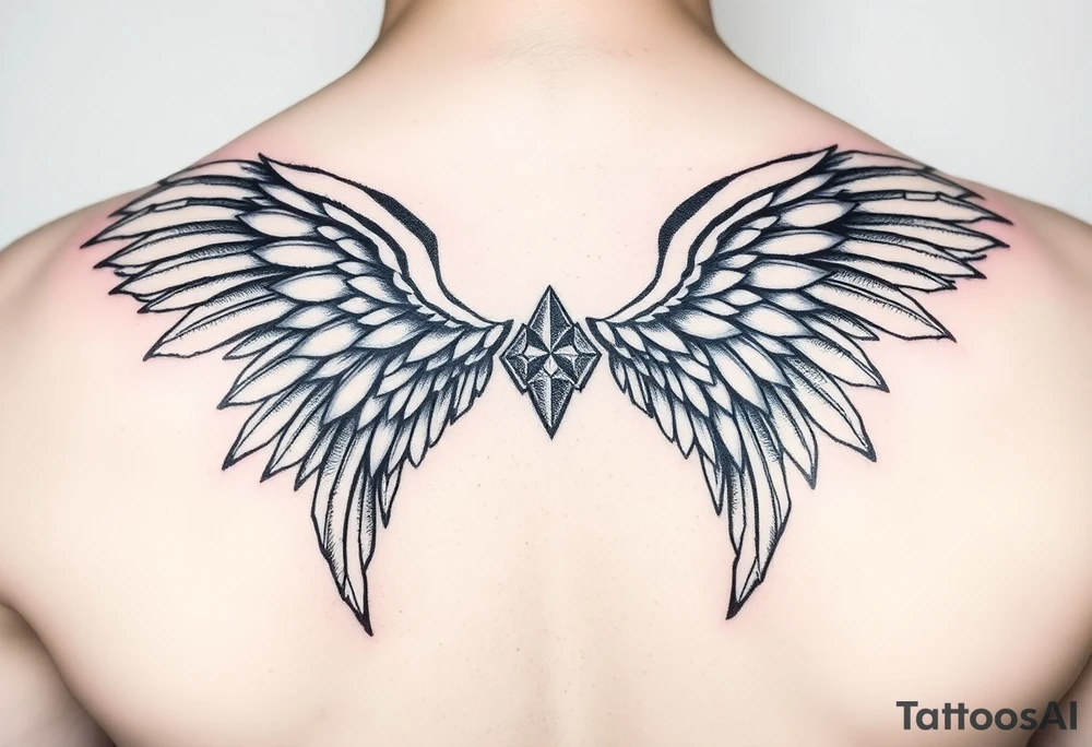 Angel tattoo idea