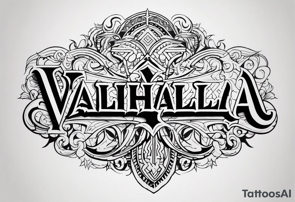 Valhalla tattoo idea
