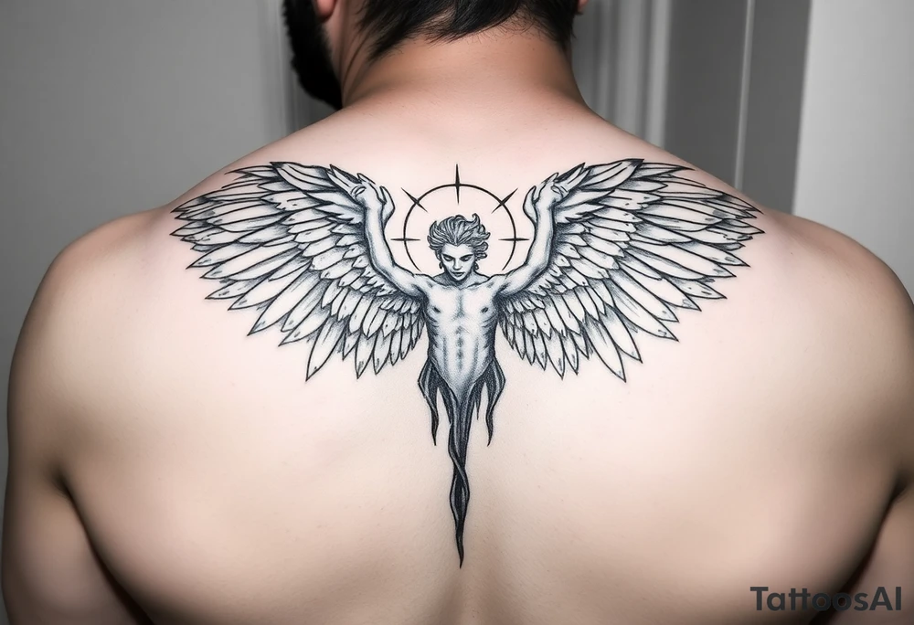 Powerful archangel, seraphim, biblically accurate tattoo idea Powerful archangel, seraphim, biblically accurate tattoo idea