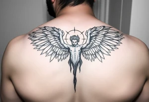 Powerful archangel, seraphim, biblically accurate tattoo idea