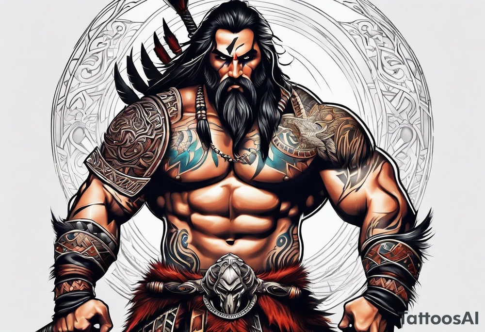 barbarian tattoo idea