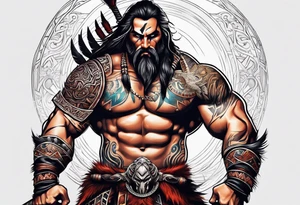 barbarian tattoo idea