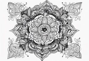 Schöne Zukunft nicht zurück schauen tattoo idea