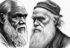 Darwin’s evolution tattoo idea