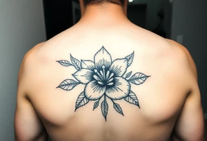 Puerto Rico island  Flor de Maga tattoo idea