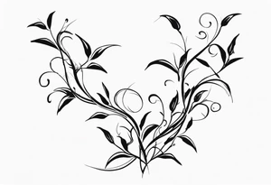 vines tattoos with thorns on shoulder from arm down tattoo idea