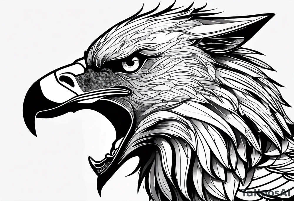 be a wolf at graund and be a eagle at sky at the same time tattoo idea be a wolf at graund and be a eagle at sky at the same time tattoo idea