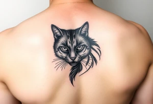 Black Cat tattoo idea